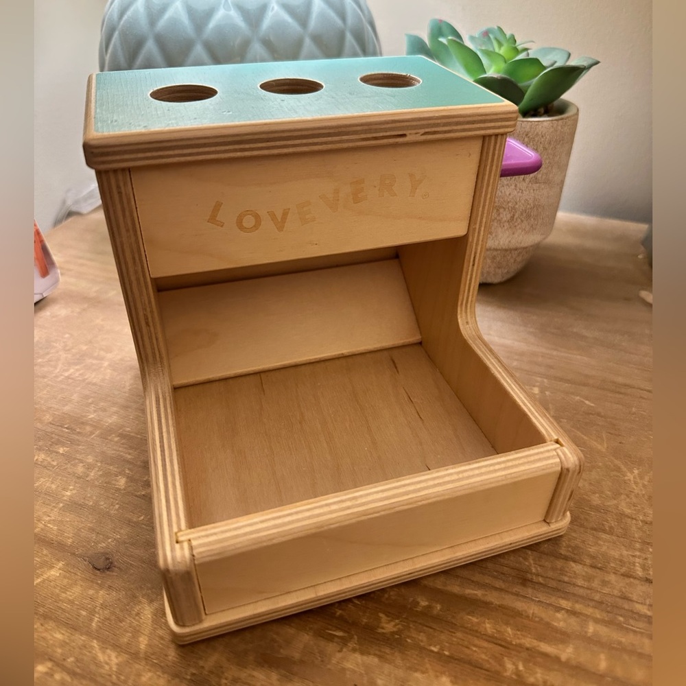 Lovevery Wooden Peg Drop Toy (no pegs)